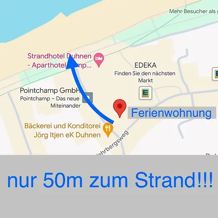 Traumhafte Ferienwohnung Seeküste in Cuxhaven - Duhnen in 1A LAGE im Haus Elbe 1 !!! 50m zum Strand !!!-2
